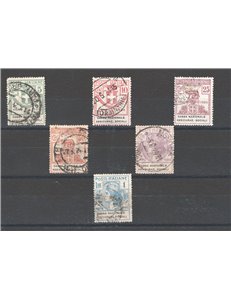 1924 - Parastatali Cassa Naz. Assicur. Sociali, serie n° 24/29. Cert.: IC. Cat. € 1.000 (U)