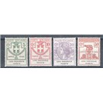 1924 - Parastatali Lega Nazionale Trieste, serie n° 42/45. Firm.: RD. Cert.: IC. Cat. € 4.800 (**)