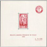 Corpo Polacco - 1946 - BF Soccorso di guerra, serie n° 2/4. Cert.: IC. Cat. € 900 (**)