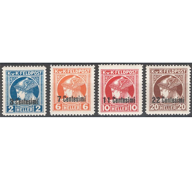 Occup. Straniere dei Territori Italiani - Occup. Austriaca - Friuli e Veneto - 1918 - Francobolli per giornali di Ungheria sopra