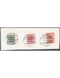 Terre Redente - Trentino Alto Adige - Bolzano 1 - 1918/19 - Venetia Tridentina soprast. con "T" in rosso, serie n° BZ1 8/10. Cat