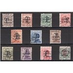 Terre Redente - Trentino Alto Adige - Bolzano 1 - 1918/19 - Trento e Trieste soprast. con "T" in nero, serie n° BZ1 11/19A. Cert