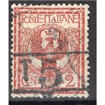 Terre Redente - Trentino Alto Adige - Bolzano 3 - 1918/19 - Floreale 2 c. con soprast. "T5", n° BZ3 10. Cert.: Biondi. Cat. € 22
