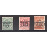 Terre Redente - Trentino Alto Adige - Bolzano 3 - 1918/19 - Venezia Tridentina con soprast. "T5",  "T10" e "T20", serie n° BZ3 1