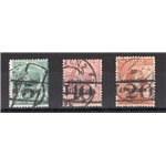 Terre Redente - Trentino Alto Adige - Bolzano 3 - 1918/19 - Francobolli di Trento e Trieste con soprast. "T", serie n° BZ3 14/16