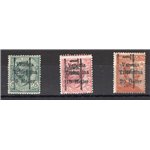 Terre Redente - Trentino Alto Adige - Bolzano 3 - 1918/19 - Venezia Tridentina con soprast. "T5",  "T10" e "T20" nuovo val. di s