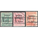 Terre Redente - Trentino Alto Adige - Bolzano 3 - 1918/19 - Venezia Tridentina con soprast. "T", serie n° BZ3 20/22. Cert.: Bion