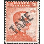 Terre Redente - Trentino Alto Adige - Bolzano 3 - 1918/19 - Michetti 20 c. arancio con soprast. "TAXE", n° BZ3 44C. Cert.: Biond