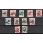 Terre Redente - Trentino Alto Adige - Bolzano 3 - 1918/19 - Venezia Tridentina con soprast. "TAXE" in nero, serie n° BZ3 49/59. 