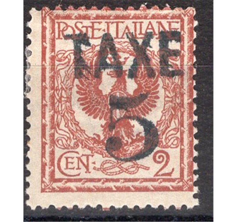 Terre Redente - Trentino Alto Adige - Bolzano 3 - 1918/19 -  Floreale 2 c. con soprast. "TAXE 5" in nero, n° BZ3 75. Cert.: Bion