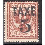 Terre Redente - Trentino Alto Adige - Bolzano 3 - 1918/19 -  Floreale 2 c. con soprast. "TAXE 5" in nero, n° BZ3 75. Cert.: Bion