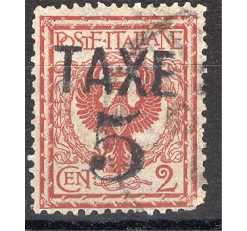 Terre Redente - Trentino Alto Adige - Bolzano 3 - 1918/19 -  Floreale 2 c. con soprast. "TAXE 5" in nero, n° BZ3 75. Cert.: Bion