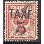 Terre Redente - Trentino Alto Adige - Bolzano 3 - 1918/19 -  Floreale 2 c. con soprast. "TAXE 5" in nero, n° BZ3 75. Cert.: Bion