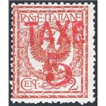 Terre Redente - Trentino Alto Adige - Bolzano 3 - 1918/19 - Floreale 2 c. con soprast. “TAXE 5” in rosso, n° BZ3 76. Cert.: IC. 