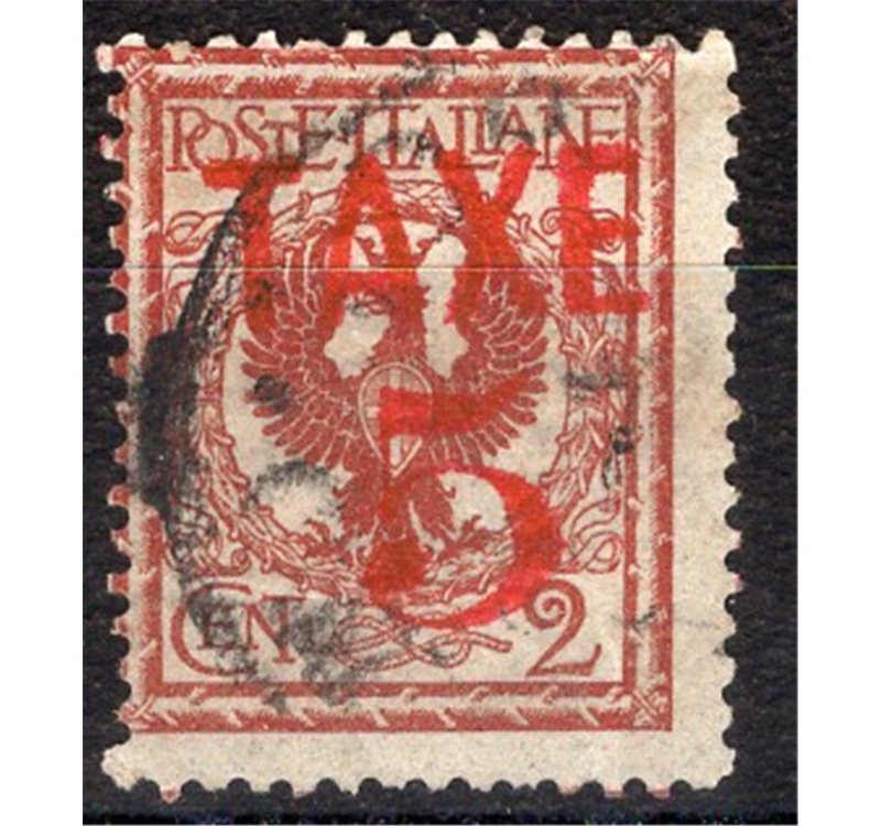 Terre Redente - Trentino Alto Adige - Bolzano 3 - 1918/19 -  Floreale 2 c. con soprast. "TAXE 5" in rosso, n° BZ3 76. Cert.: Bio