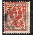 Terre Redente - Trentino Alto Adige - Bolzano 3 - 1918/19 -  Floreale 2 c. con soprast. "TAXE 5" in rosso, n° BZ3 76. Cert.: Bio