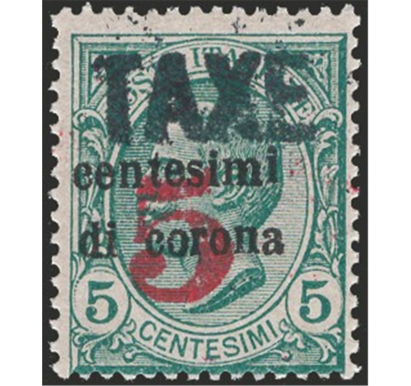 Terre Redente - Trentino Alto Adige - Bolzano 3 - 1919 - Trento e Trieste 5 c. soprast. “TAXE”, n° BZ3 82B (**)