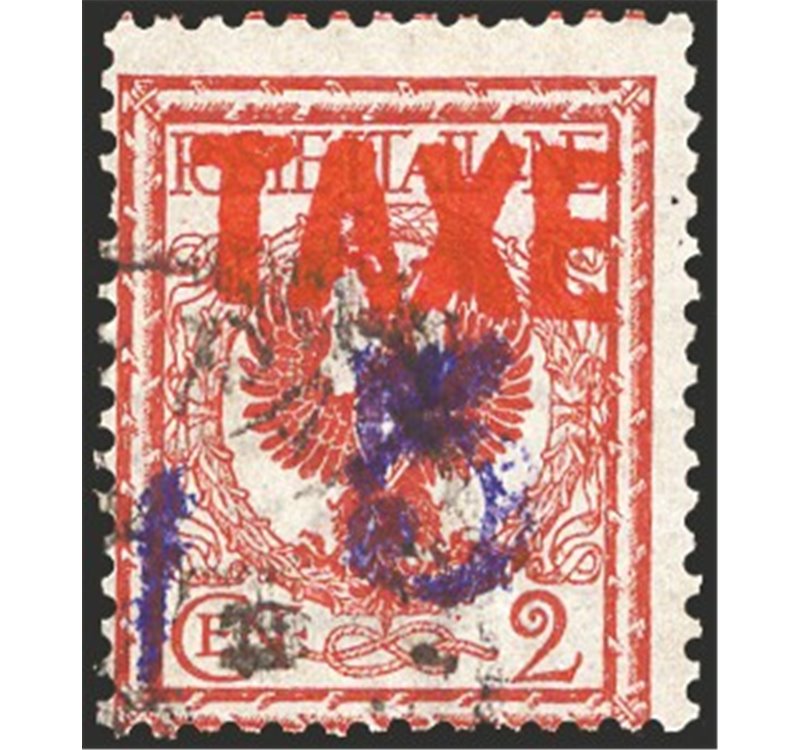 Terre Redente - Trentino Alto Adige - Bolzano 3 - 1918/19 - Floreale 2 c. soprast. “TAXE”, n° BZ3 82A. Cert.: Biondi. Cat. € 280
