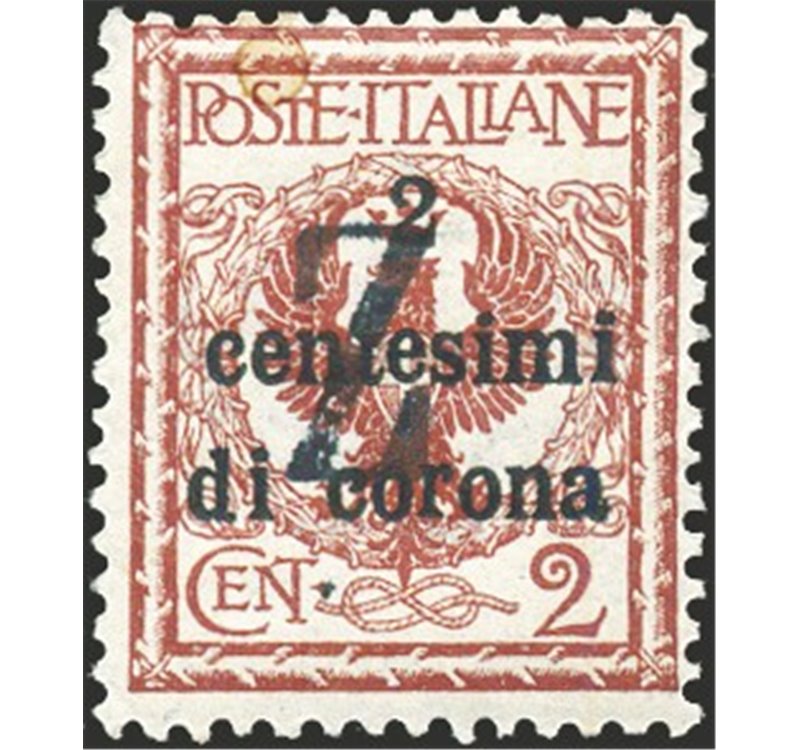 Terre Redente - Trentino Alto Adige - Bolzano 3 - 1918/19 - Venezia Tridentina 2 c. con soprast. in nero di una "Z", n° BZ3 99. 