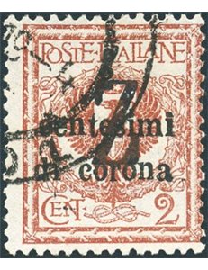 Terre Redente - Trentino Alto Adige - Bolzano 3 - 1918/19 - Venezia Tridentina 2 c. con soprast. in nero di una "Z", n° BZ3 99. 