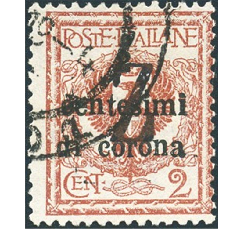 Terre Redente - Trentino Alto Adige - Bolzano 3 - 1918/19 - Venezia Tridentina 2 c. con soprast. in nero di una "Z", n° BZ3 99. 