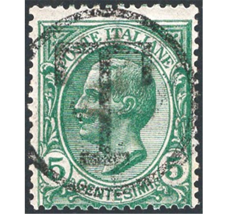 Terre Redente - Trentino Alto Adige - Bolzano 3 - 1919 - Leoni 5 c. con soprast. “T” grande in un cerchio, n° 108A. Cert.: IC. C