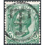 Terre Redente - Trentino Alto Adige - Bolzano 3 - 1919 - Leoni 5 c. con soprast. “T” grande in un cerchio, n° 108A. Cert.: IC. C
