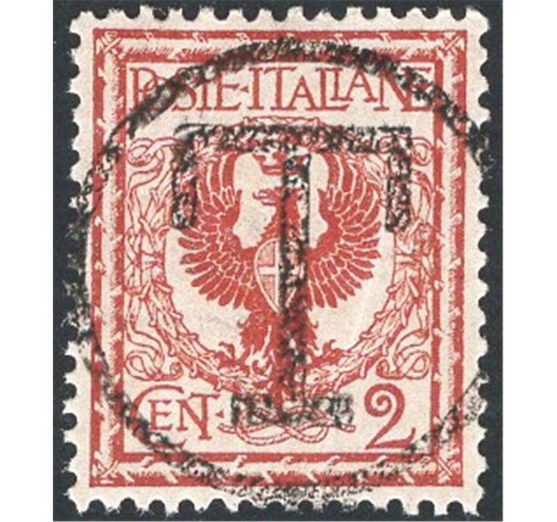 Terre Redente - Trentino Alto Adige - Bolzano 3 - 1919 - Floreale 2 c. con soprast. “T”, n° BZ3 114A. Cat. € 150 (**)