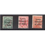 Terre Redente - Trentino Alto Adige - Bolzano 3 - 1918/19 - Venezia Tridentina soprast. in rosso "Porto S.T.", serie n° BZ3 130/