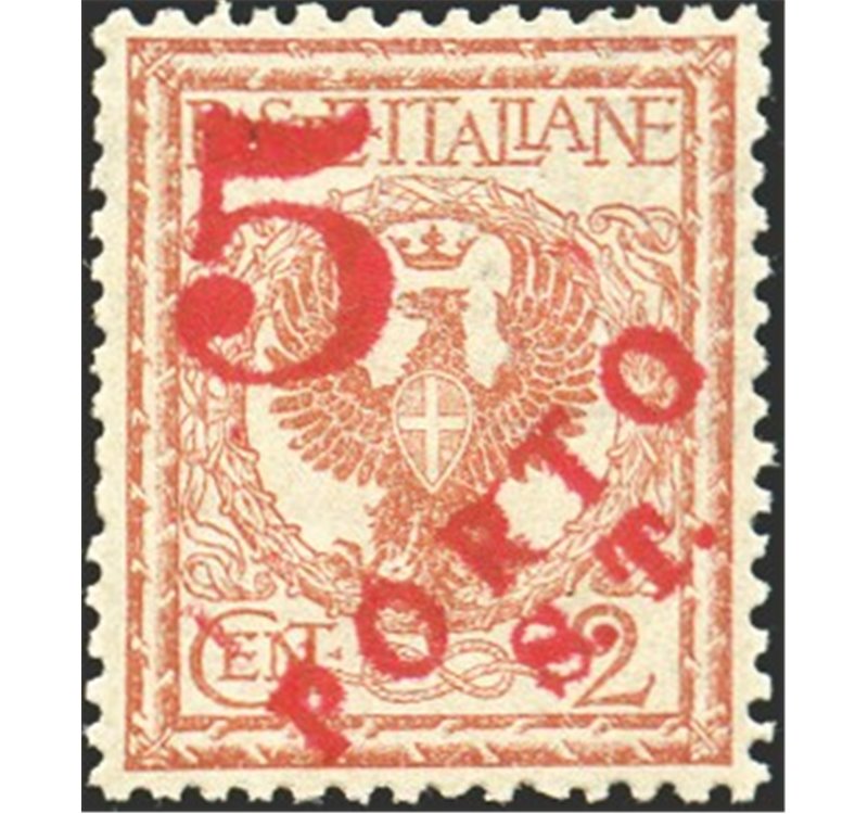 Terre Redente - Trentino Alto Adige - Bolzano 3 - 1918/19 - Floreale 2 c. con soprast. in rosso "Porto S.T.", n° BZ3 144. Cert.: