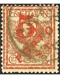 Terre Redente - Trentino Alto Adige - Bolzano 3 - 1918/19 - Floreale 2 c. con soprast. in rosso "Porto S.T.", n° BZ3 144. Cert.: