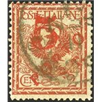 Terre Redente - Trentino Alto Adige - Bolzano 3 - 1918/19 - Floreale 2 c. con soprast. in rosso "Porto S.T.", n° BZ3 144. Cert.: