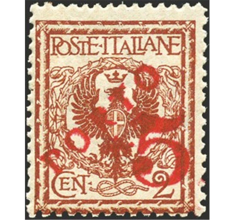 Terre Redente - Trentino Alto Adige - Bolzano 3 - 1919 - Floreale 2 c. con soprast. “PORTO ST”, n° BZ3 148. Cert.: Biondi. Cat. 