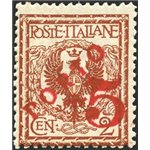 Terre Redente - Trentino Alto Adige - Bolzano 3 - 1919 - Floreale 2 c. con soprast. “PORTO ST”, n° BZ3 148. Cert.: Biondi. Cat. 