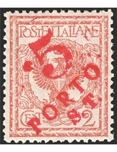 Terre Redente - Trentino Alto Adige - Bolzano 3 - 1919 - Floreale 2 c. con soprast. “5 PORTO ST”, n° BZ3 149. Cert.: Biondi. Cat