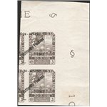 Terre Redente - Fiume - 1922 - Fondazione Studio 3 c. bruno oliva con soprast. "24 - IV - 1921 Costituente Fiumana 1922 L." fort
