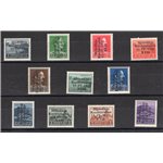 Occup. Italiane - Albania - 1939 - Assemblea Costituente, serie n° 1/11. Cert.: Biondi. Cat. € 350 (**)
