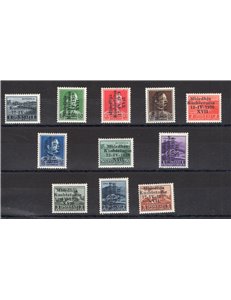 Occup. Italiane - Albania - 1928 - Assemblea Costituente, serie n° 1/11. Cat. € 140 (*)
