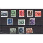 Occup. Italiane - Albania - 1928 - Assemblea Costituente, serie n° 1/11. Cat. € 140 (*)