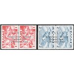Occup. Italiane - Cefalonia e Itaca - Emissione di Argostopoli - 1941 - Francobolli di Grecia serie Mitologica P.A. 1 dr. e 2 dr