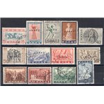 Occup. Italiane - Corfù - Occup. Militare Italiana - 1941 - Mitologica soprast., serie n° 19/31. Cert.: Biondi. Cat. € 975 (U)