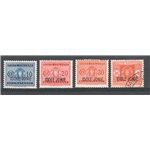 Occup. Italiane - Isole Jonie - 1941 - Segnatasse serie n° 1/4. Cat. € 50 (U)