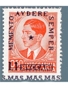 Occup. Italiane - Zona Fiumano Kupa - 1941 - Beffa di Buccari 1 l. su 50 p., n° 35. Cat. € 90 (**)