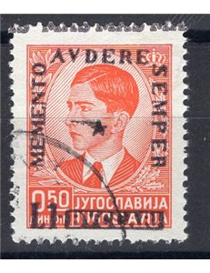 Occup. Italiane - Zona Fiumano Kupa - 1941 - Beffa di Buccari 1 l. su 50 p., n° 35. Cat. € 90 (U)