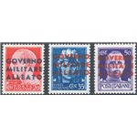 Occup. Straniere dei Territori Italiani - Occup. Anglo-Americana - Napoli - 1943 - Imperiale soprast. “GOVERNO MILITARE ALLEATO”