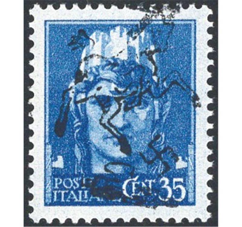 Occup. Straniere dei Territori Italiani - Occup. Tedesca - Napoli - Liberazione dall'Occup. Nazista - 1943 - Imperiale 35 c. con