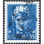 Occup. Straniere dei Territori Italiani - Occup. Tedesca - Napoli - Liberazione dall'Occup. Nazista - 1943 - Imperiale 35 c. con