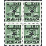 Occup. Straniere dei Territori Italiani - Occup. Jugoslava - Fiume - 1945 - Monumenti distrutti 2 £ su 25 c. verde con soprast. 