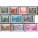Occup. Straniere dei Territori Italiani - Occup. Jugoslava - Istria e Litorale Sloveno - 1946 - Definitiva dent. 10½x11½, serie 