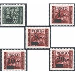 Occup. Straniere dei Territori Italiani - Occup. Jugoslava - Istria e Litorale Sloveno - 1946 - Segnatasse serie n° 1/5. Cat. € 